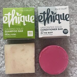Ethique Beauty - Scalp Health Shampoo and Gentle Conditioner Bar